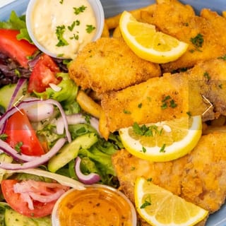 Fish And Chips Plate